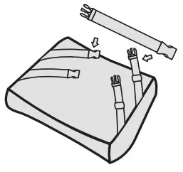 Fovera FO LS B Orthopedic Lumbar Support Memory Foam Cushion - use 3