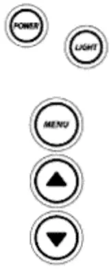 HUMMINBIRD 100 SX Fish Finder - CONTROL FUNCTIONS