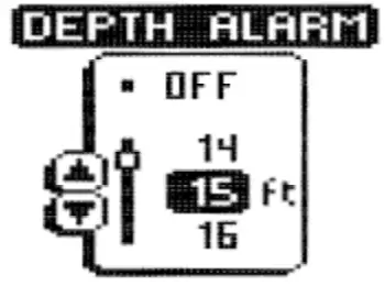 HUMMINBIRD 100 SX Fish Finder - Depth Alarm 2