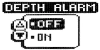 HUMMINBIRD 100 SX Fish Finder - Depth Alarm