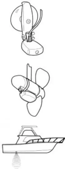 HUMMINBIRD 100 SX Fish Finder - Mounting