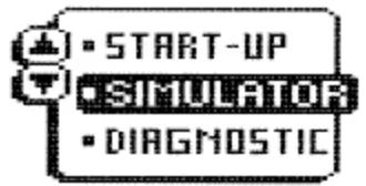 HUMMINBIRD 100 SX Fish Finder - SIMULATOR OPERATION