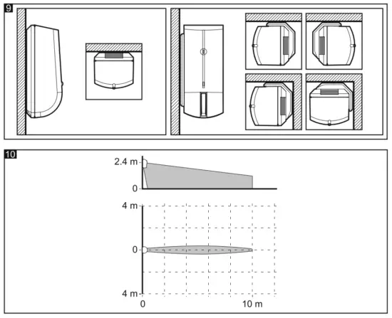 Satel AOCD 260 Wireless Outdoor Dual Technology Curtain Detector - Fig6