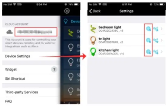VANANCE MH WF 9W Smart Light Bulbs 4Pack with Remote - 11