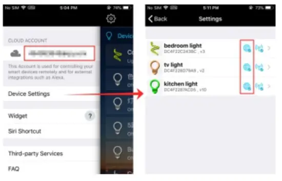 VANANCE MH WF 9W Smart Light Bulbs 4Pack with Remote - 15