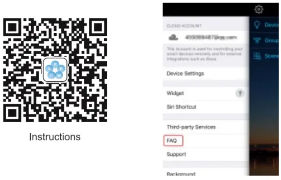 VANANCE MH WF 9W Smart Light Bulbs 4Pack with Remote - 3