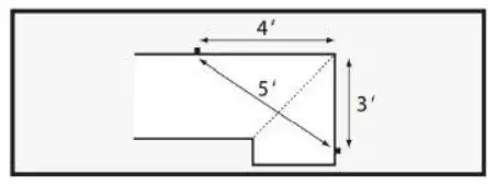 DIMENSIONS Belanger Laminates Laminate Countertop - CABINET SEGMENT 2