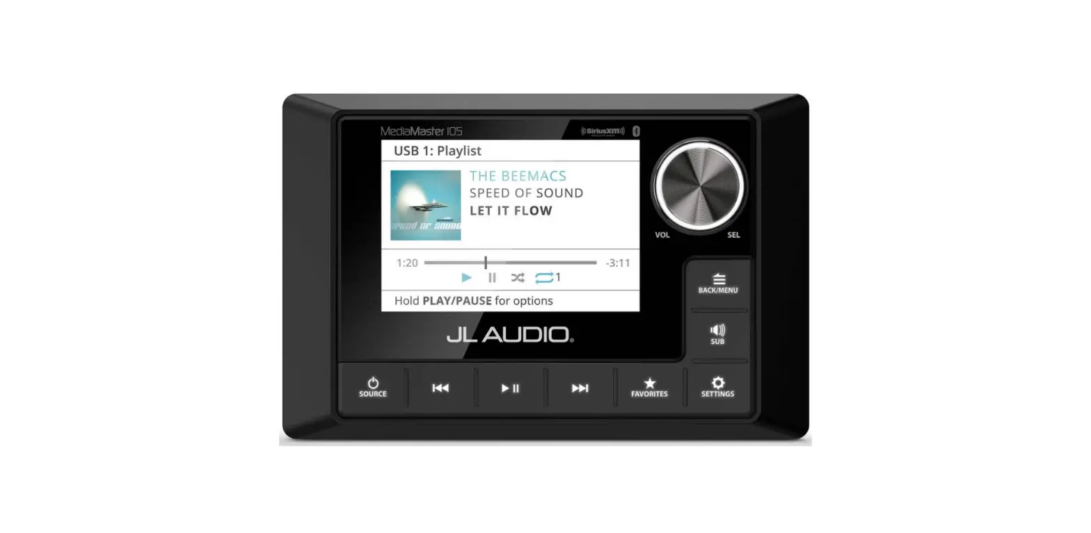 Jl Audio Mm105 Mediamaster Ip67 Weatherproof 4-zone Premium Source Unit Owner's Manual
