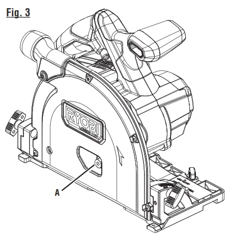 RYOBI PTS01 Brushless Cordless 6 1 2 Inch Track Saw - FIG 1
