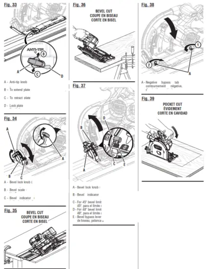 RYOBI PTS01 Brushless Cordless 6 1 2 Inch Track Saw - FIG 27