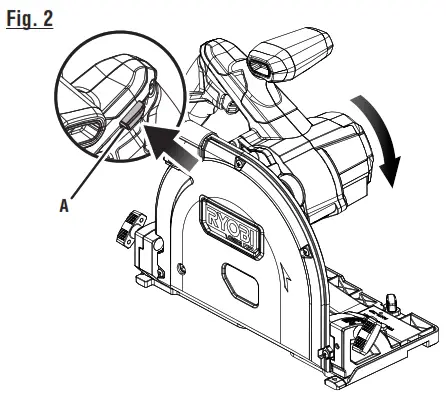 RYOBI PTS01 Brushless Cordless 6 1 2 Inch Track Saw - FIG 3