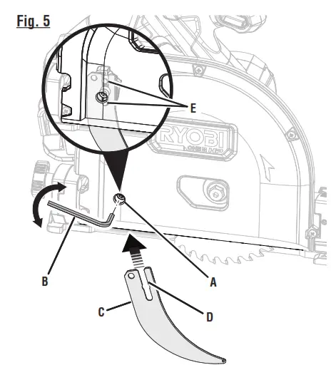 RYOBI PTS01 Brushless Cordless 6 1 2 Inch Track Saw - FIG 5