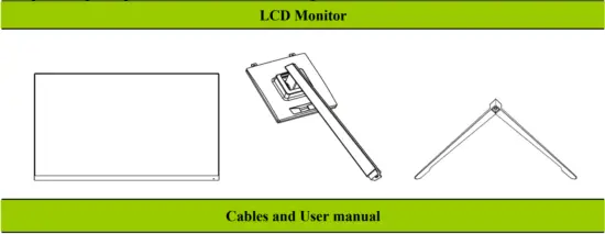 HANNSpree HC284UPB LCD Monitor - FIG 1