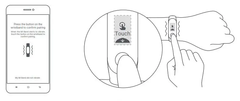 Xiaomi Band 3 diagram is for