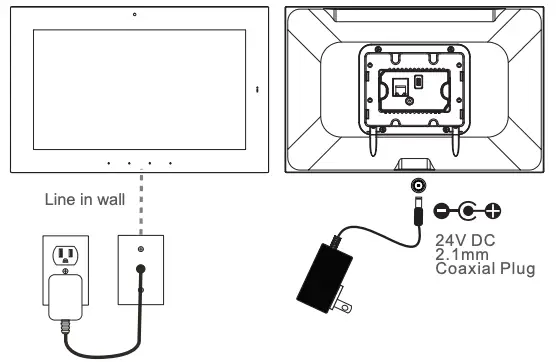 Plug the connector into the device