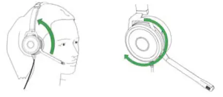 VBeT X200 UC Headset FIG 3