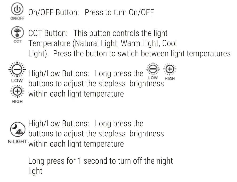 Royal Sovereign RDL-140QI-W LED Desk Lamp with Wireless Fast Charging - Controls