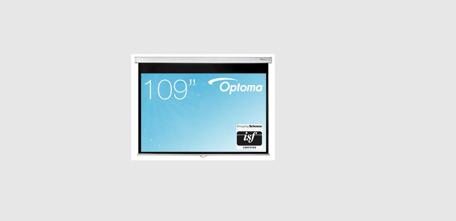 Optoma Ds-1109pmg+ 109 Inch Diagonal 16:10 Manual Pull Down Screen User Manual Optoma Ds-1109pmg+ 109 Inch Diagonal 16:10 Manual Pull Down Screen User Manual