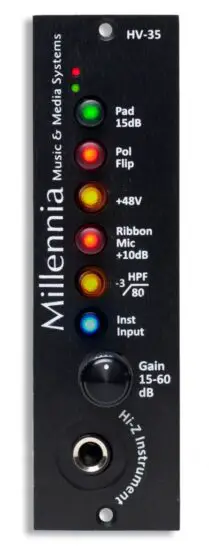 Millennia HV-35 500 Series Microphone Preamp