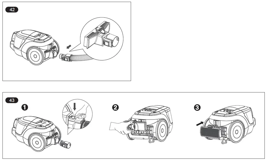 LG VC2216 cyclone vacuum cleaner Owner's fig 11