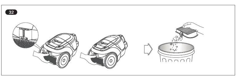 LG VC2216 cyclone vacuum cleaner Owner's fig 6