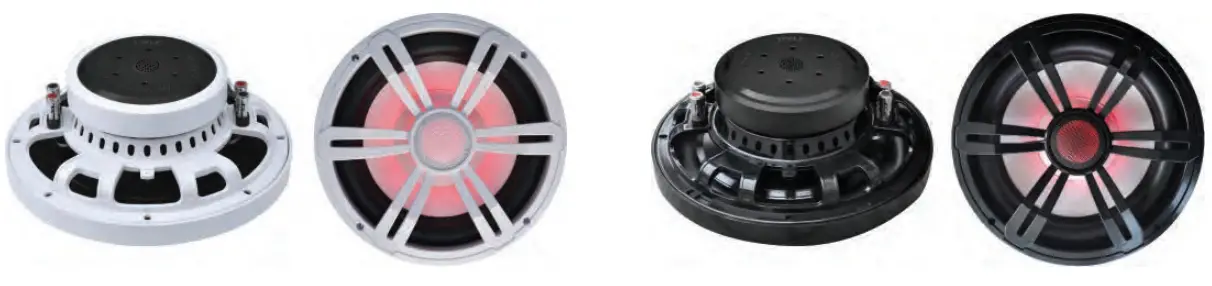 PYLE PLRGSW104BK 10 Inch Slim Waterproof Subwoofer - fig