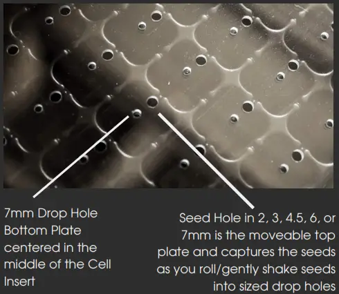 Bootstrap Farmer Drop Seeder for 1020 Seed Trays - FIG 13