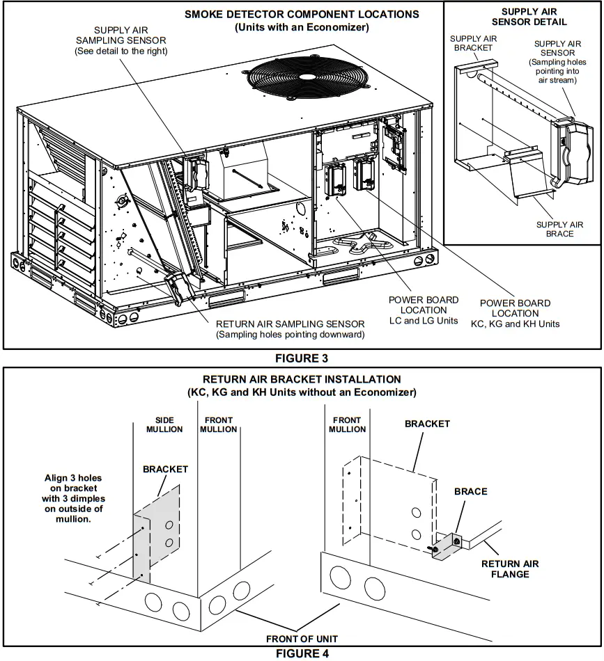 LENNOX 11K80 Sup and Ret Smoke Detector Kit - fig 12
