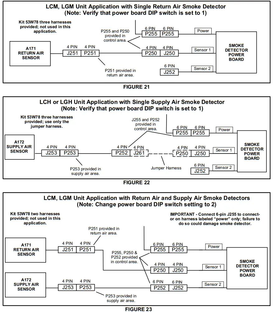 LENNOX 11K80 Sup and Ret Smoke Detector Kit - fig 2