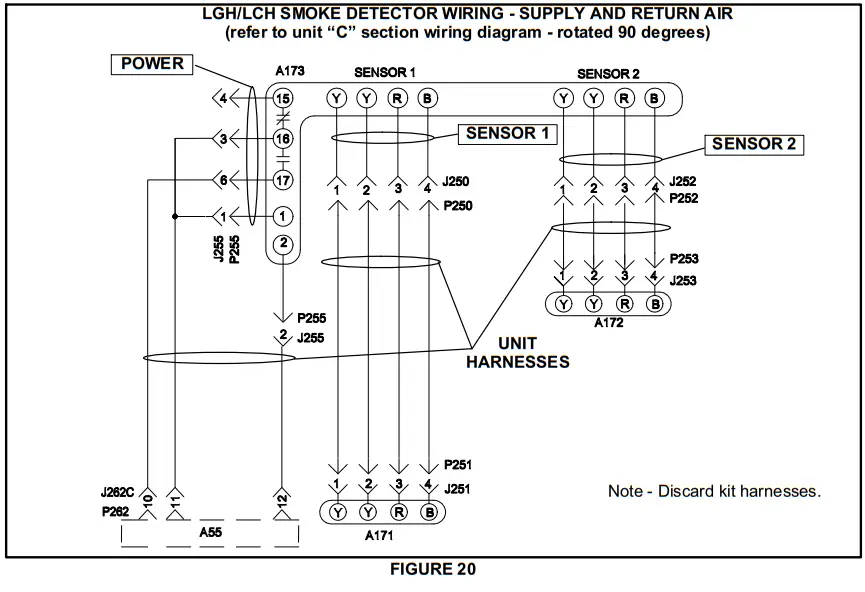 LENNOX 11K80 Sup and Ret Smoke Detector Kit - fig 3