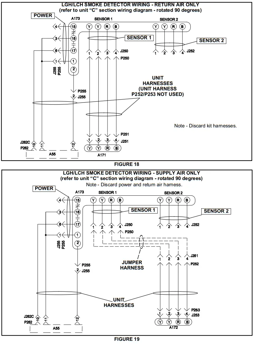 LENNOX 11K80 Sup and Ret Smoke Detector Kit - fig 4