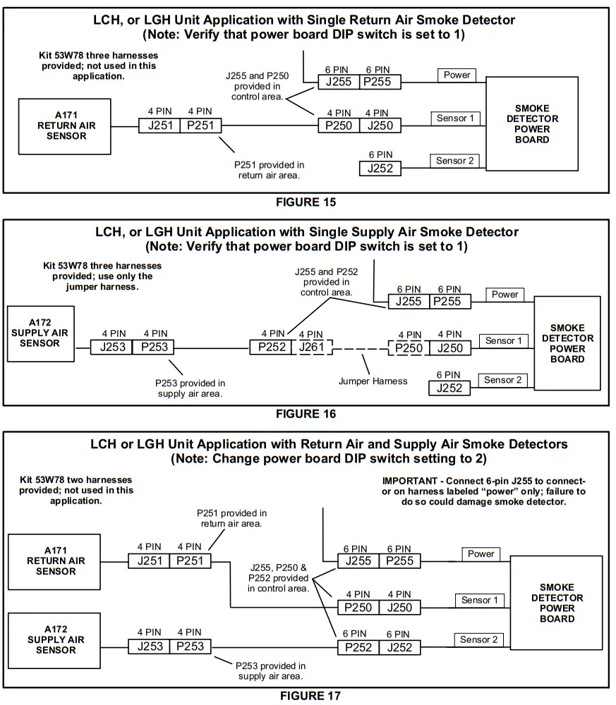 LENNOX 11K80 Sup and Ret Smoke Detector Kit - fig 5
