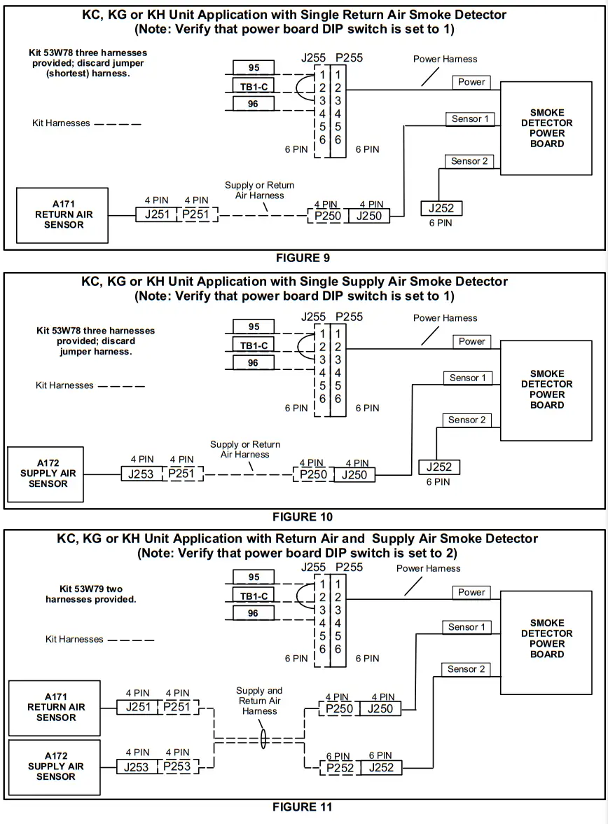 LENNOX 11K80 Sup and Ret Smoke Detector Kit - fig 8