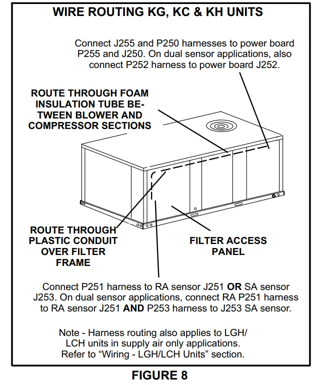 LENNOX 11K80 Sup and Ret Smoke Detector Kit - fig 9