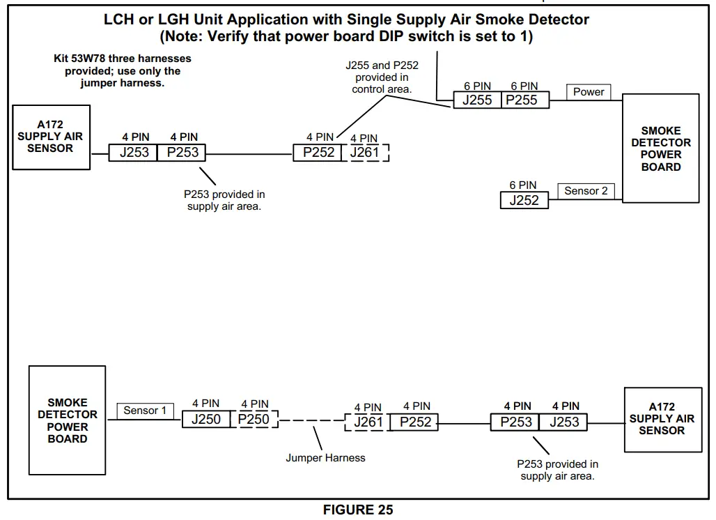 LENNOX 11K80 Sup and Ret Smoke Detector Kit - fig