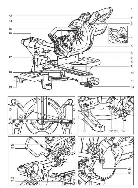 RYOBI-RMS18190-Cordless-190mm-Compound-Sliding-Mitre Saw-FIG- (2)