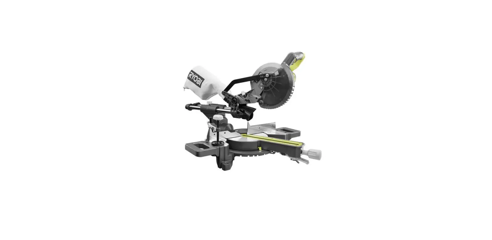 Ryobi Rms18190 Cordless 190mm Compound Sliding Mitre Saw Instruction Manual