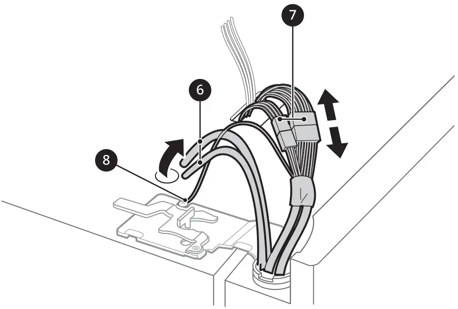 LG SRFVC2416S 24 cu ft French Door Refrigerator - ground wire
