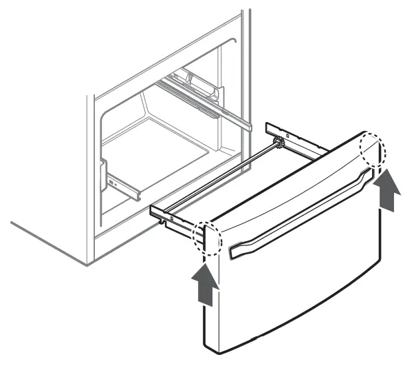 LG SRFVC2416S 24 cu ft French Door Refrigerator -nonscratching 3