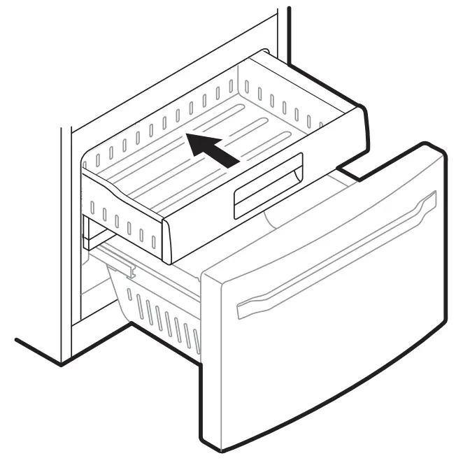 LG SRFVC2416S 24 cu ft French Door Refrigerator -nonscratching7