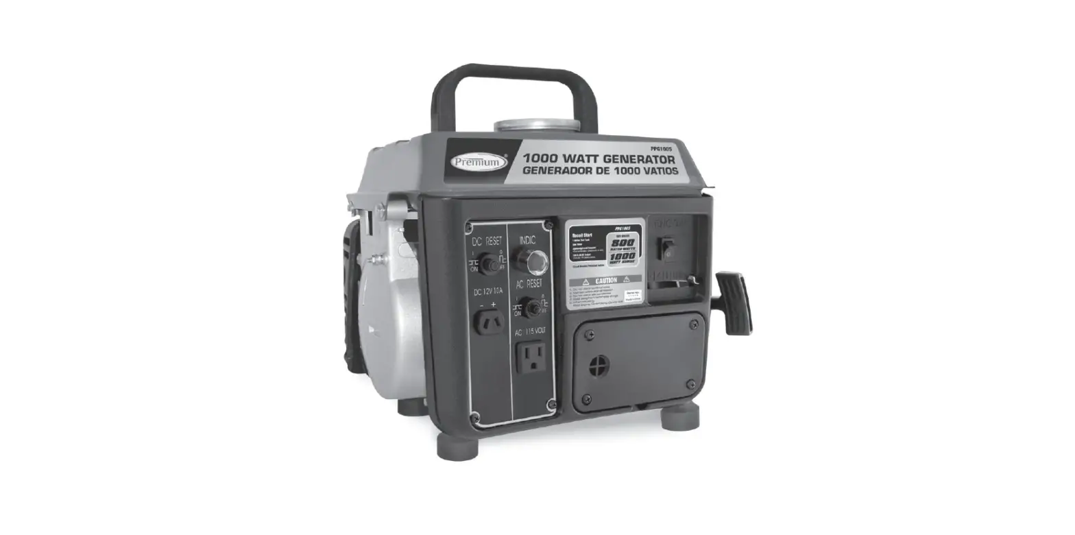 Premium Ppg1005 1000 Watt 2 Stroke Generator Owner's Manual