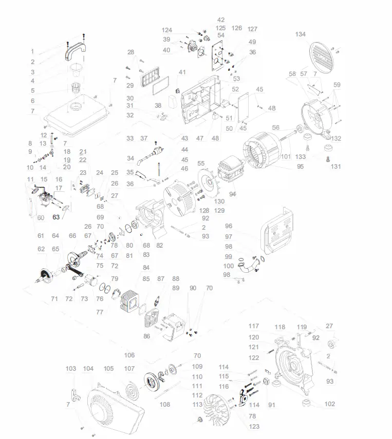 Premium PPG1005 1000 Watt 2 Stroke Generator FIG (2)