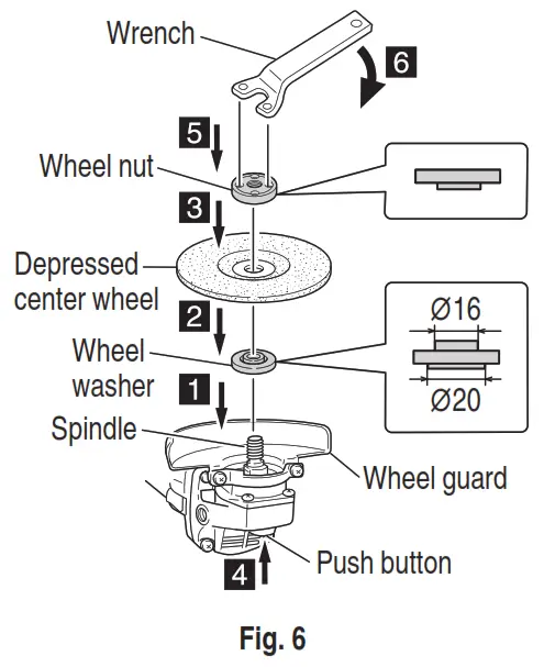 HiKOKI G 10VE Disc Grinder - fig6