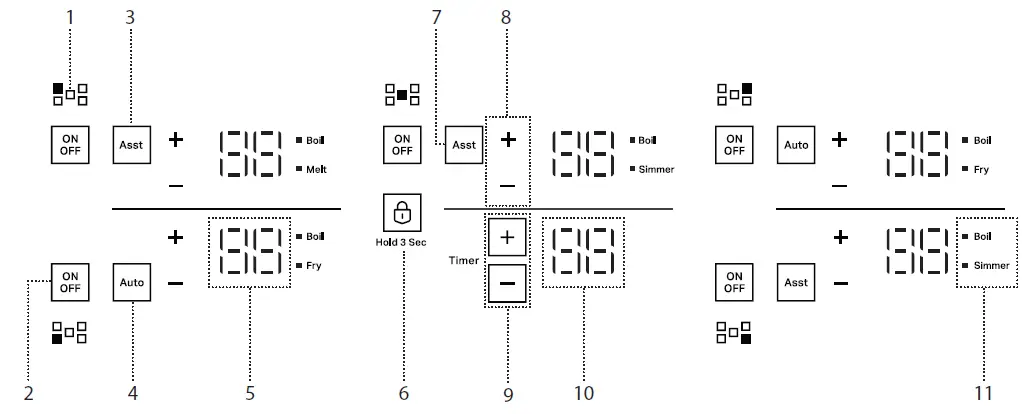 JENNAIR-JIC4536KS -36 -92-2-Cm)-Touch-Activated-Electronic-Induction-Cooktop-FIG-2