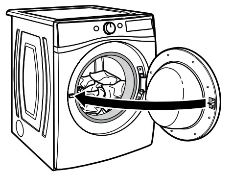 Whirlpool YWED97HEDW Electronic Dryer - Load the dryer