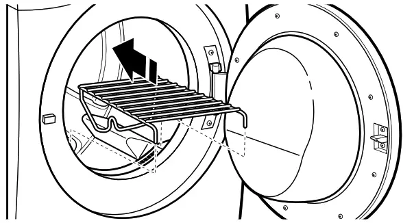 Whirlpool YWED97HEDW Electronic Dryer - To use the drying rack