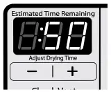 Whirlpool YWED97HEDW Electronic Dryer - time