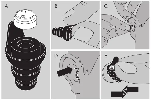 AudioNova Active 22 dB Reusable Earplugs