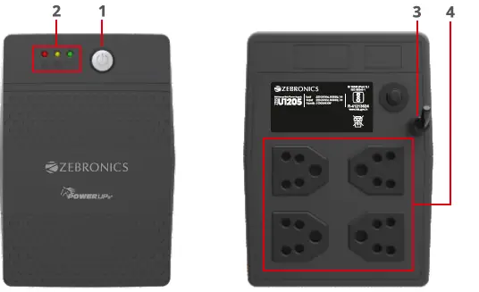 ZEBRONICS Zeb-U1205 Uninterruptible Power Supply 01