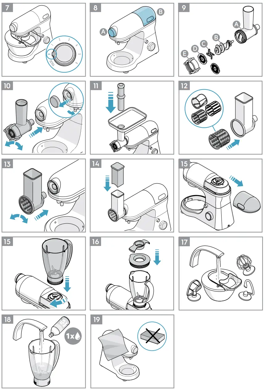 Electrolux EKM3000 Kitchen Machine fig 1
